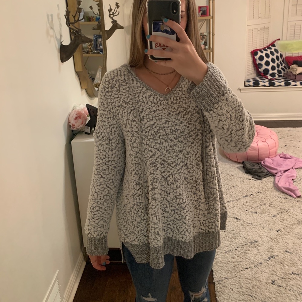 White and Gray Miracle sweatshirt!